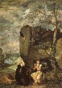 Diego Velazquez Saint Anthony Abbot Saint Paul the Hermit oil painting on canvas